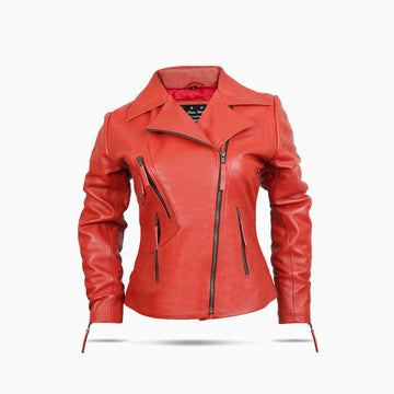 Conaic Women Biker Leather Jacket For Women