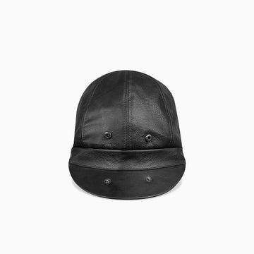 Becks Flex Brown Base Ball Cap Hand Made Sheep Skin Leather