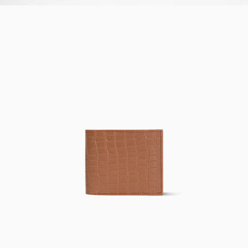 CrocVibe Mustard Genuine Handmade Cow Leather Wallet