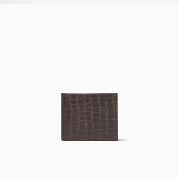 CrocVibe Dark Brown Genuine Handmade Cow Leather Wallet For Men