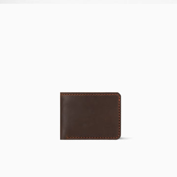 ZlatanZar Chocolate Brown York Hand Made Cow Leather Wallet