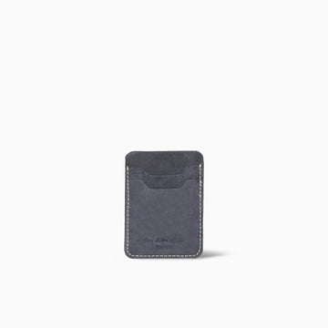 Beckhamblaze Blue Smart Card Holder Hand Made Cow Leather