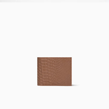 Zlatanflex Tan Snake Print Hand Made Cow Leather Wallet