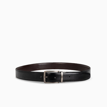 Windsor Black/Brown Handmade Leather Belt For Men
