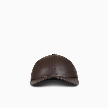 Sach Attach Black Cap Hand Made Sheep Skin Leather