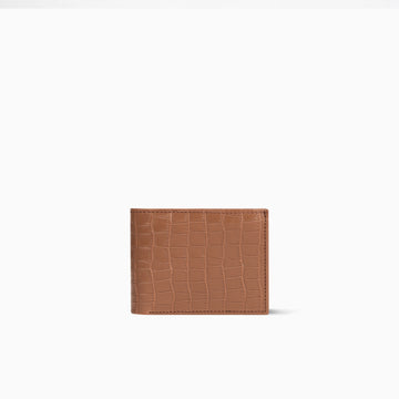 CrocGuard Mustard Handmade Leather Wallet for Men