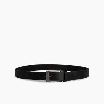 Silverstone Spirit Black Hand Made Buff Leather Belt