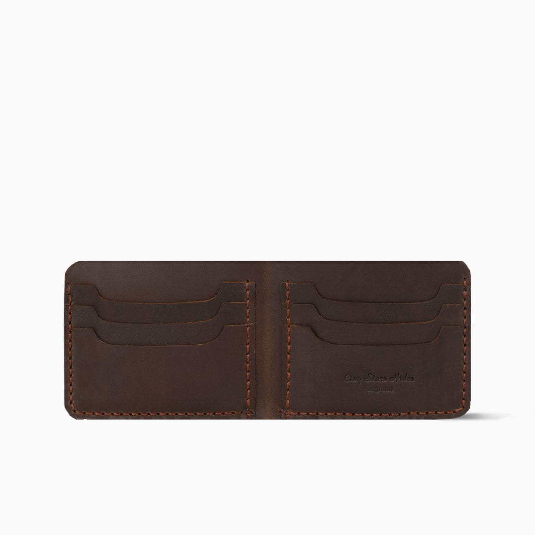 ZlatanZar Chocolate Brown York Hand Made Cow Leather Wallet