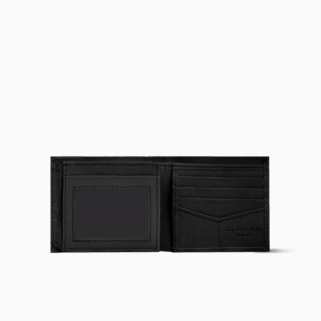 GoldenCraft Black Handmade Cow Leather Wallet
