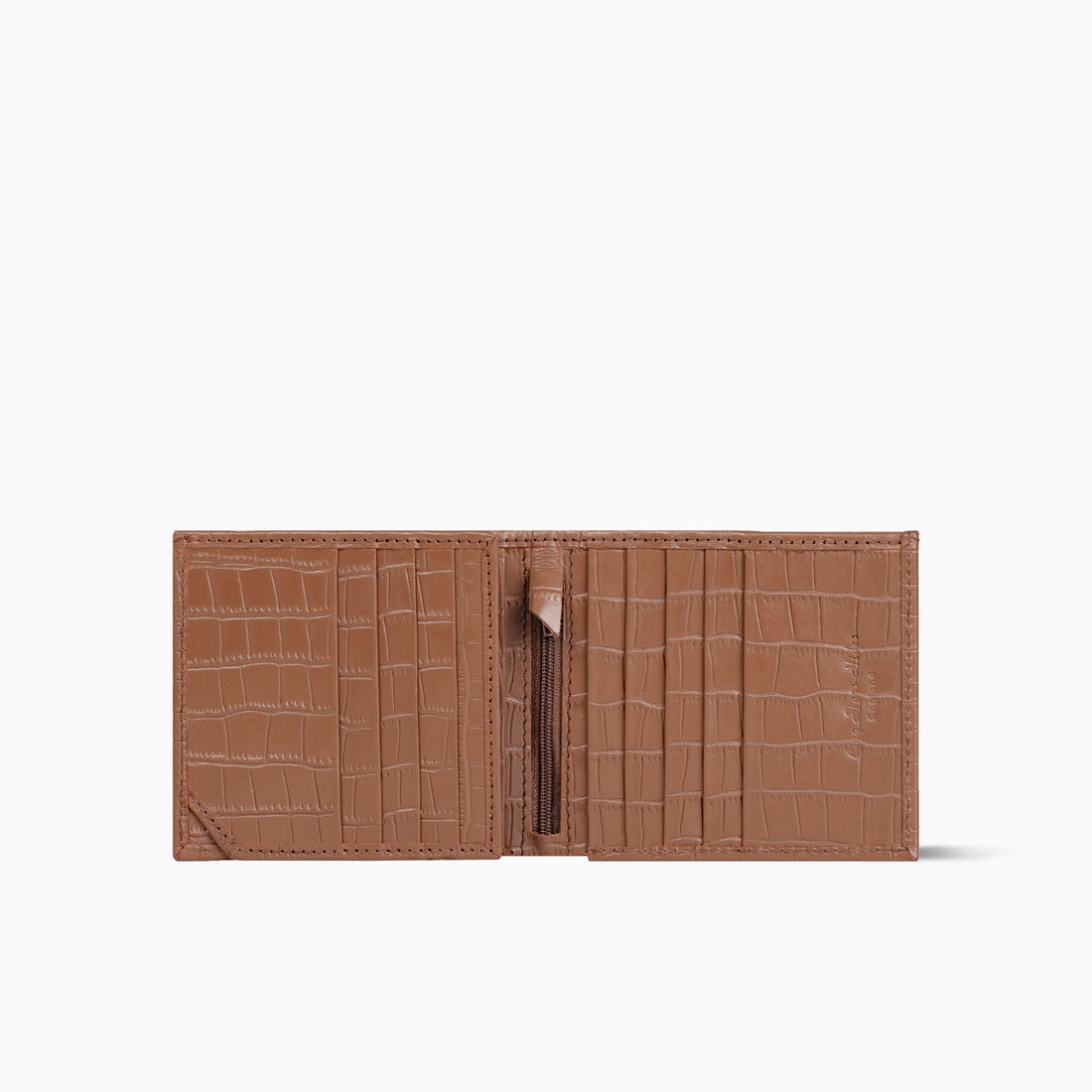 CrocVibe Mustard Genuine Handmade Cow Leather Wallet