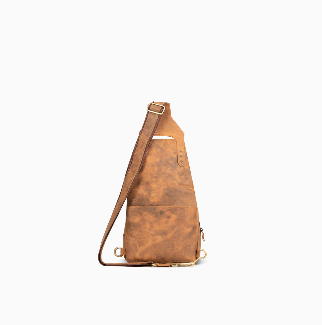 Antarctic Chill Light Tan Shoulder Bag Hand Made Cow Leather