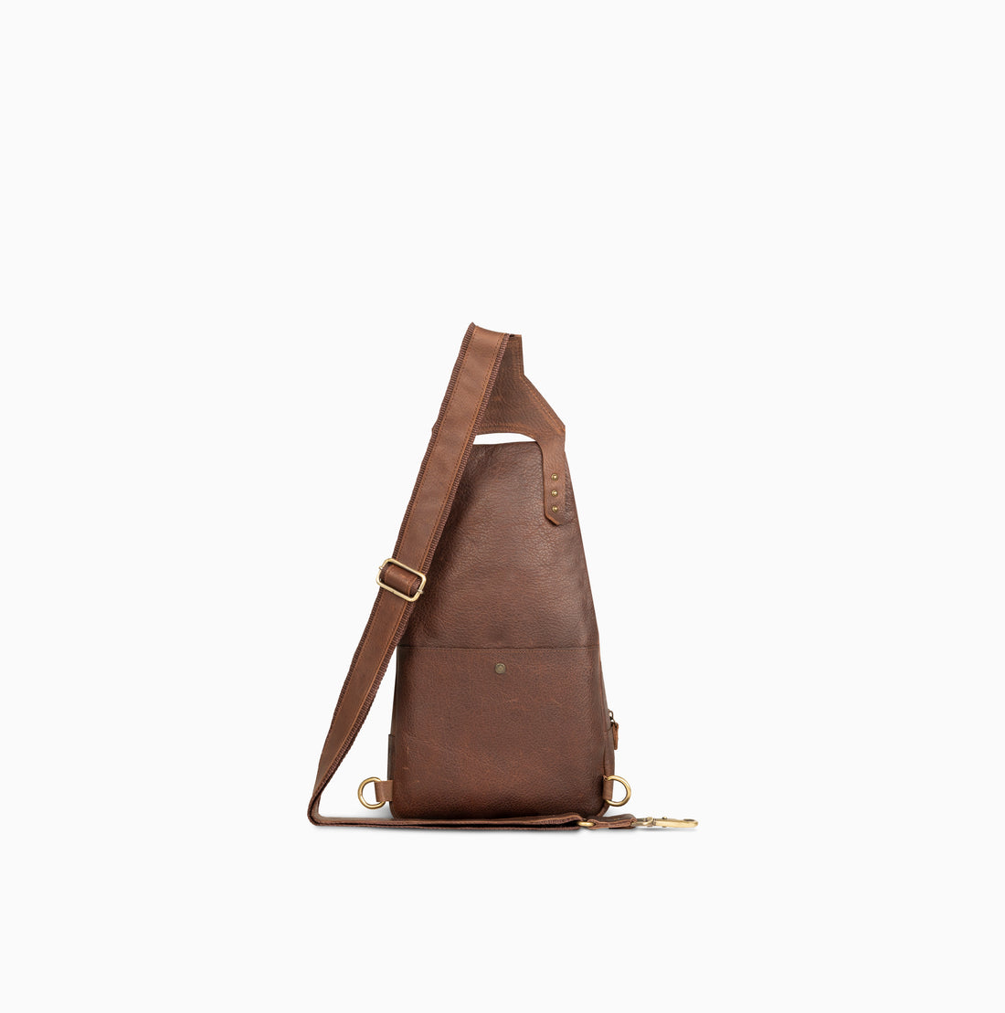 Caribbeanz Chocolate Brown Shoulder Bag Hand Made Cow Leather