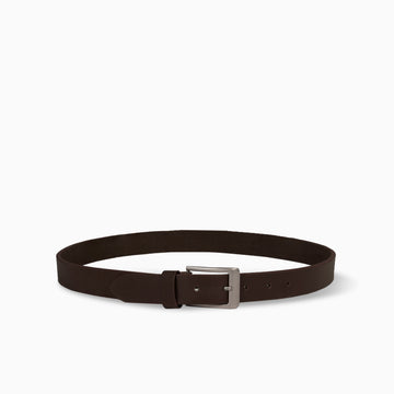 Laguna Seca Chocolate Brown Hand Made Buff Leather Belt For Women