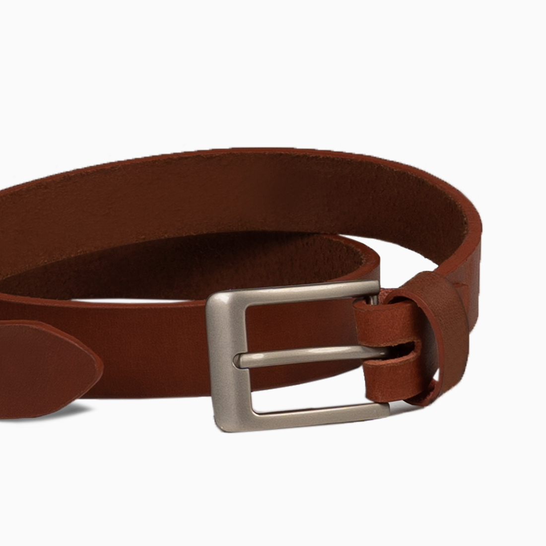 Diana Tan Hand Made Buff Leather Belt For Women