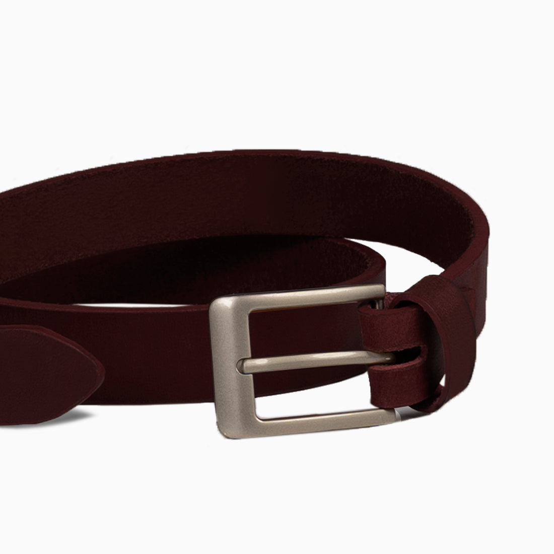 Victoria Chocolate Brown Hand Made Buff Leather Belt For Women