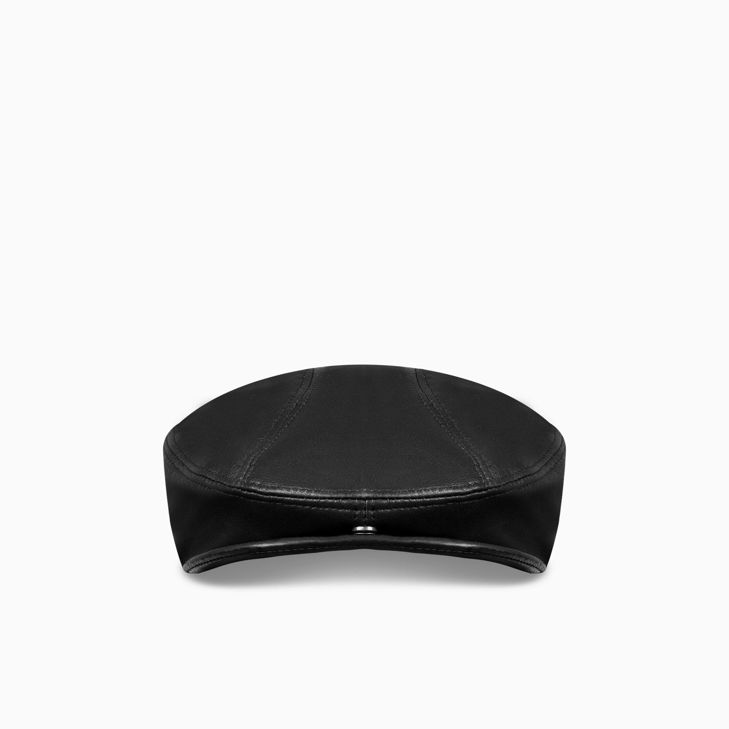 Hami Hype Black Edwards Cap Hand Made Sheep Skin Leather