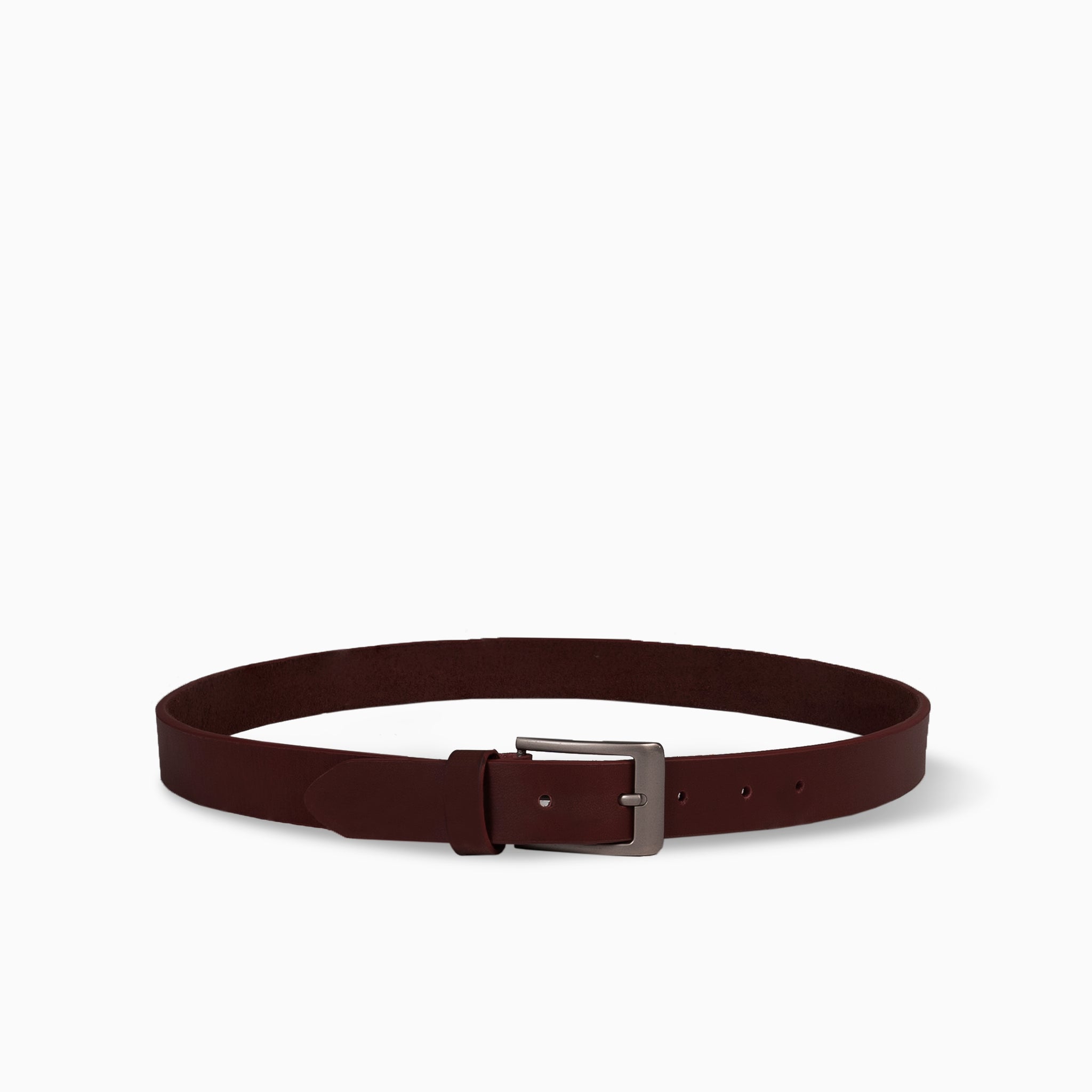 Victoria Chocolate Brown Hand Made Buff Leather Belt For Women